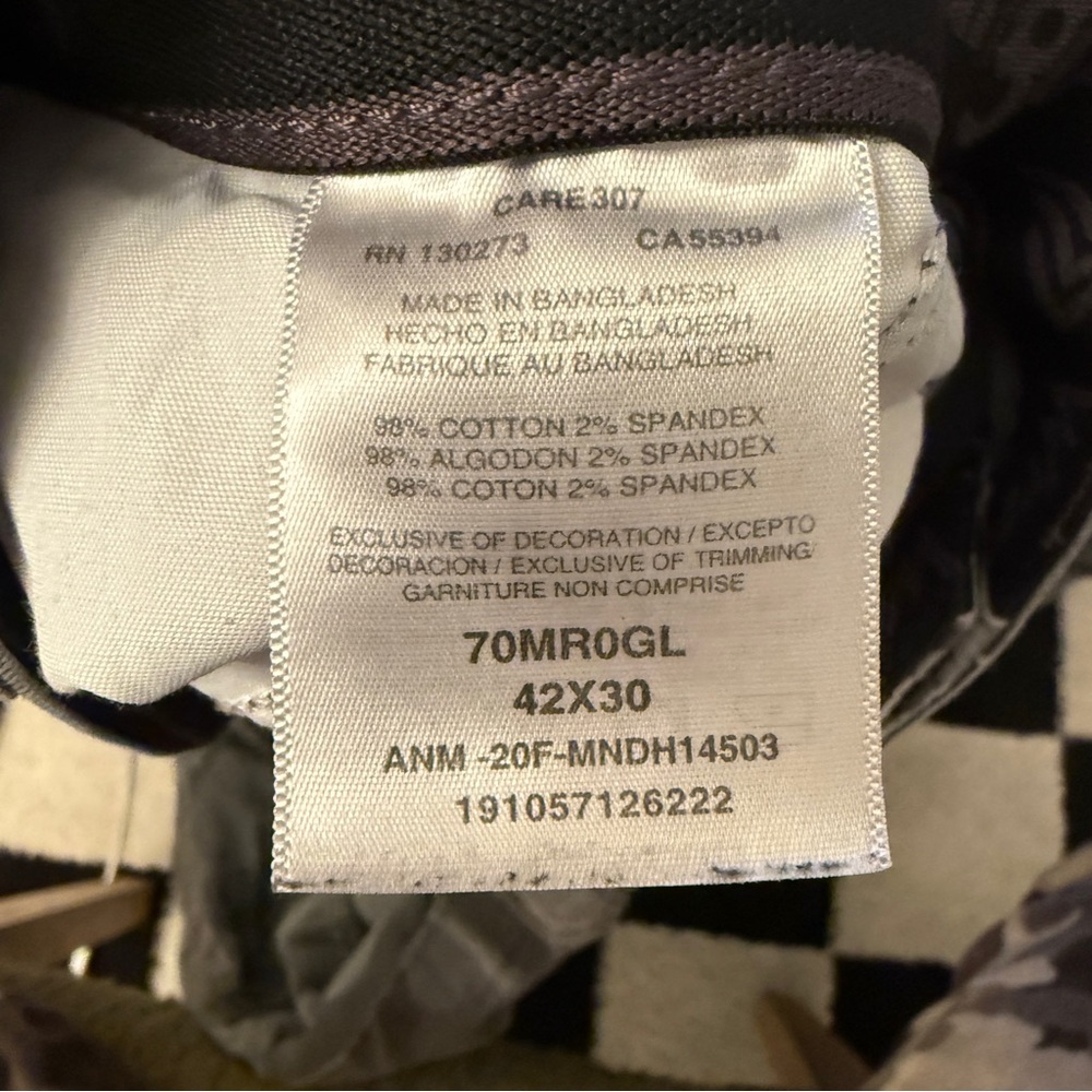 Wrangler Men's Gray Camo Cargo Pants - Urban Camo - Picture 3 of 6